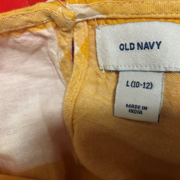 Old Navy yellow and white dress - Picture 2 of 4